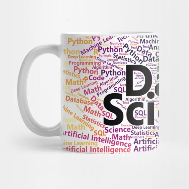 Data Science Word Cloud | Inferno Palette by aRtVerse